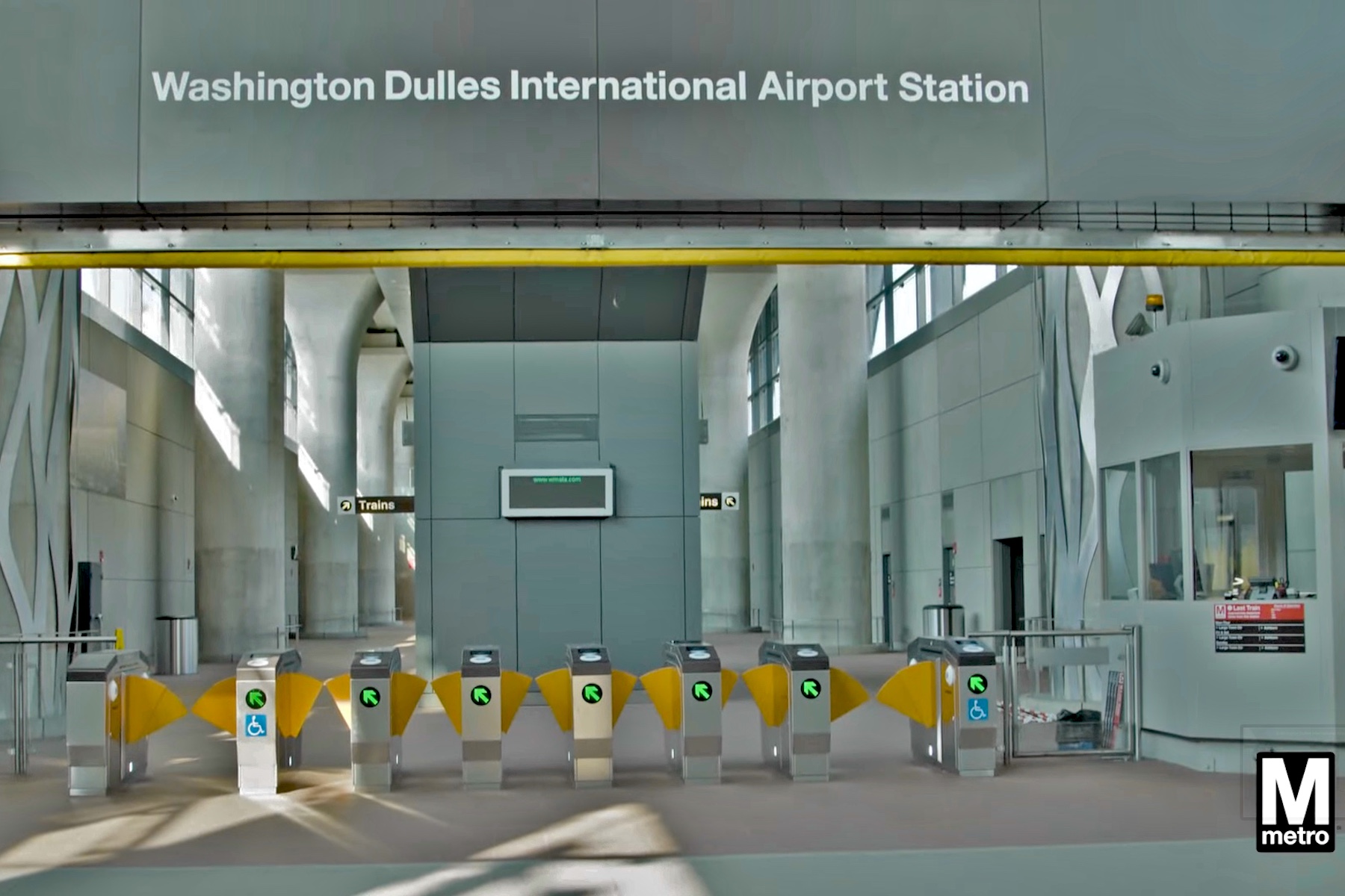 Ouverture de la station de métro de l'aéroport Washington Dulles