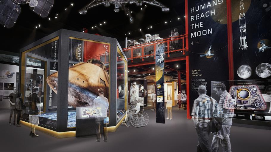 Destination Moon, nouvelle exposition au Musée de l'Air & de l'Espace