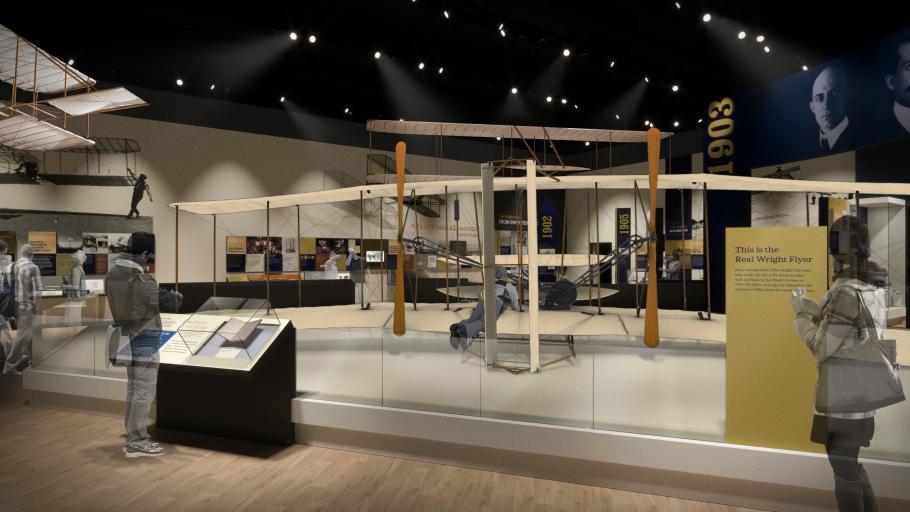 The Wright Brothers & the Invention of the Aerial Age, nouvelle exposition au Musée de l'Air & de l'Espace