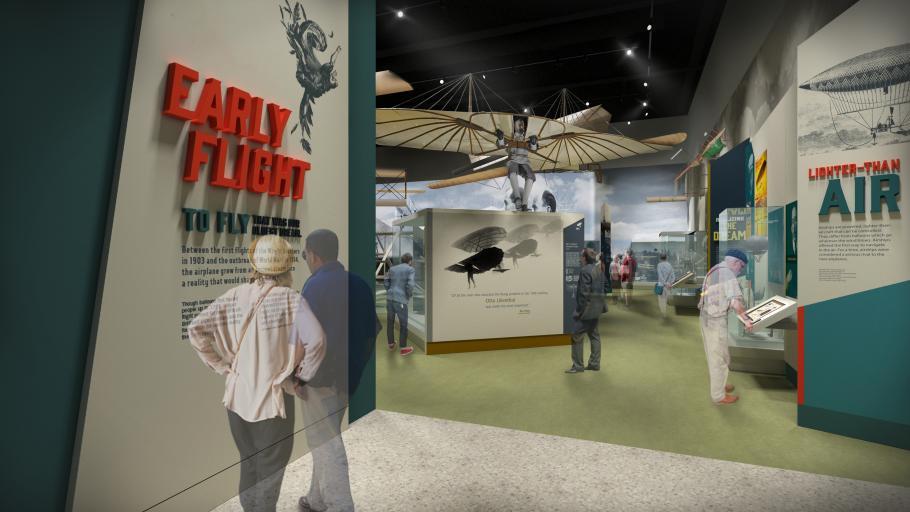 Early Flight, nouvelle exposition au Musée de l'Air & de l'Espace