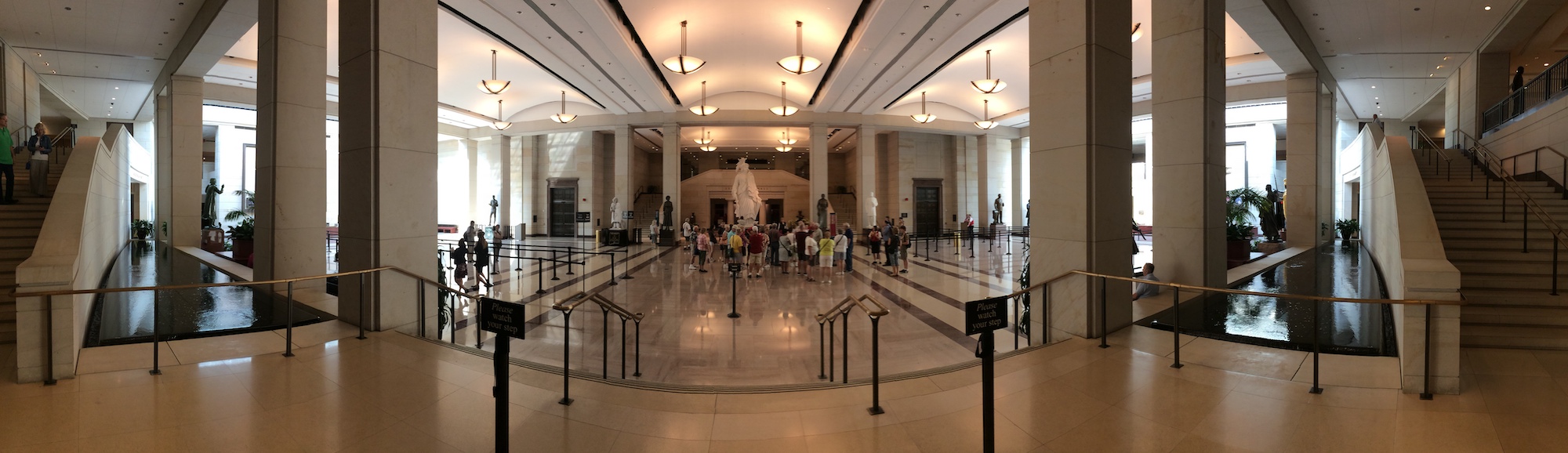 Le Hall d'entrée du Visitor Center du Capitole