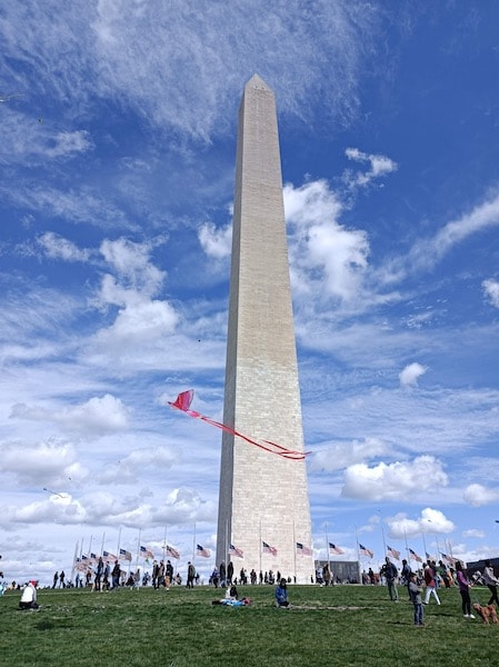L'obélisque : le Washington Monument, à Washington, DC