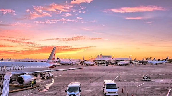 Avion à l'aéroport de Washington