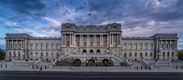 La Bibliothèque du Congrès à Washington